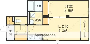 アドバンスグナーデ【1階】の間取り