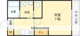 INOVE吉松WEST【303号室】の間取り