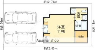 NIAL高井田【101号室】の間取り