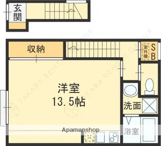 NIAL高井田【201号室】の間取り