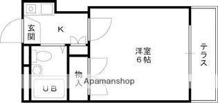 マイコート高槻八幡町【213号室】の間取り