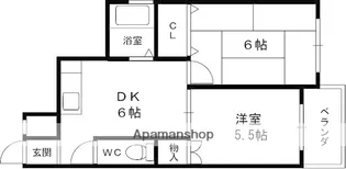 リーフジャルダン・サンガーデンリーフ【3階】の間取り