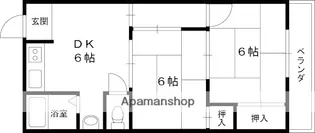23ハイム【4階】の間取り