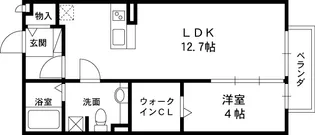 メゾン・ド・ラパン【2階】の間取り