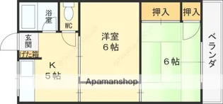 メゾン寿【306号室】の間取り