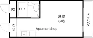 1Rの間取り画像