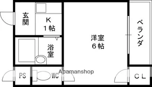 サンフラワーハイツ【302号室】の間取り