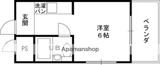 ライラックヴィラ大今里【305号室】の間取り