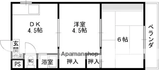 サンコート小澤【4階】の間取り