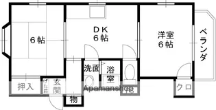 ロアール金岡【3階】の間取り