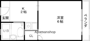 メゾンウエダ【2階】の間取り