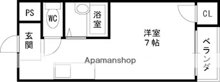 林マンション【3階】の間取り
