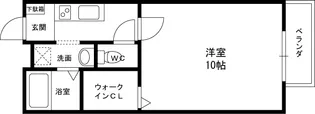 ソーレ ルヴァン Ⅱ【202号室号室】の間取り