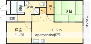 ロイヤルヴィラ・壱番館【2階】の間取り