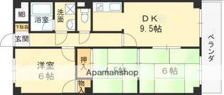 オリエントレジデンス新庄【1階】の間取り