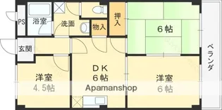 ロイヤル・ヴィラ壱番館【205号室】の間取り