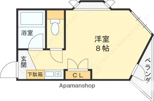 エンゼルハイツ桜町【201号室】の間取り