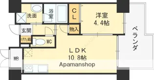 アンギン ルマ【804号室】の間取り