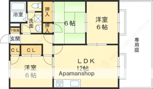 ルマとらまつ【1階】の間取り