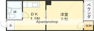 クオリティライフ松井【202号室】の間取り