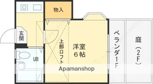 サンビレッジ森河内【1階】の間取り