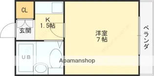 メゾンSK【101号室】の間取り