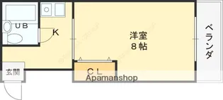 アペックスハイツユニ【3階】の間取り