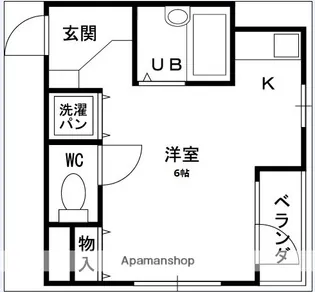 ラックビル【3階】の間取り