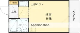 ケープロフト【4階】の間取り