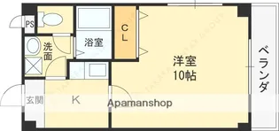 プルメリアコート【203号室】の間取り