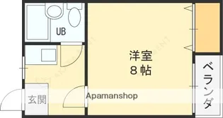 ナワテハイム【3階】の間取り