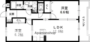 beau jardin【2階】の間取り