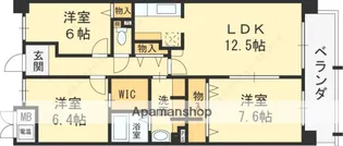 プロスペリテ【4階】の間取り