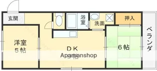 M’プラザ菱江【106号室】の間取り