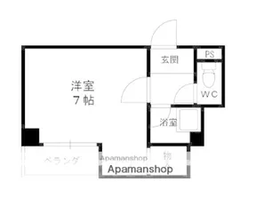 せんとはいむみち【403号室】の間取り