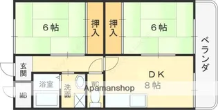 メゾンドール水野【106号室】の間取り