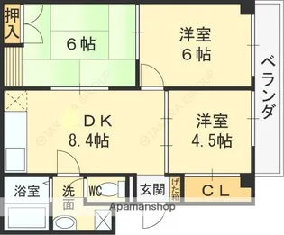 永和ハイツ【2階】の間取り