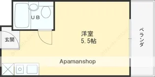 コルナス八戸ノ里【205号室】の間取り