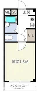 カサデグロリア【1階】の間取り