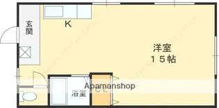 カーザ布施【102号室】の間取り
