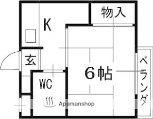 ジョイフルコーポ真上【1階】の間取り
