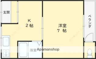 枚岡西ハイツ【1階】の間取り