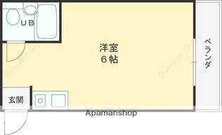 レジデンスイズミ【401号室】の間取り