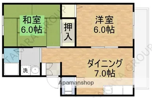 サンビレッジ ラポール【2階】の間取り