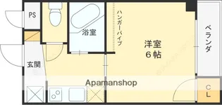 ブルースターG1【4階】の間取り