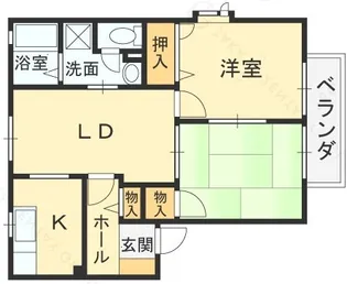 エバーグリーンハイツ【2階】の間取り