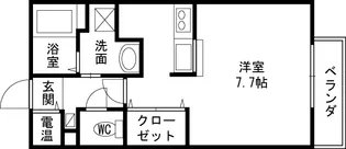 CASA SUNSHINE【207号室号室】の間取り