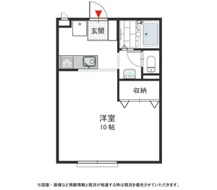 メゾンドゥエスポワール【102号室号室】の間取り