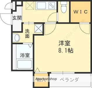 フジパレス若江岩田【2階】の間取り