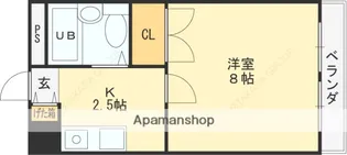 アスカハイツ【2階】の間取り